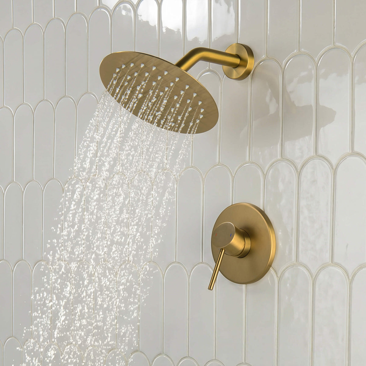 Halo Single Function Pressure Balanced Complete Shower Faucet Set - CSF-4015