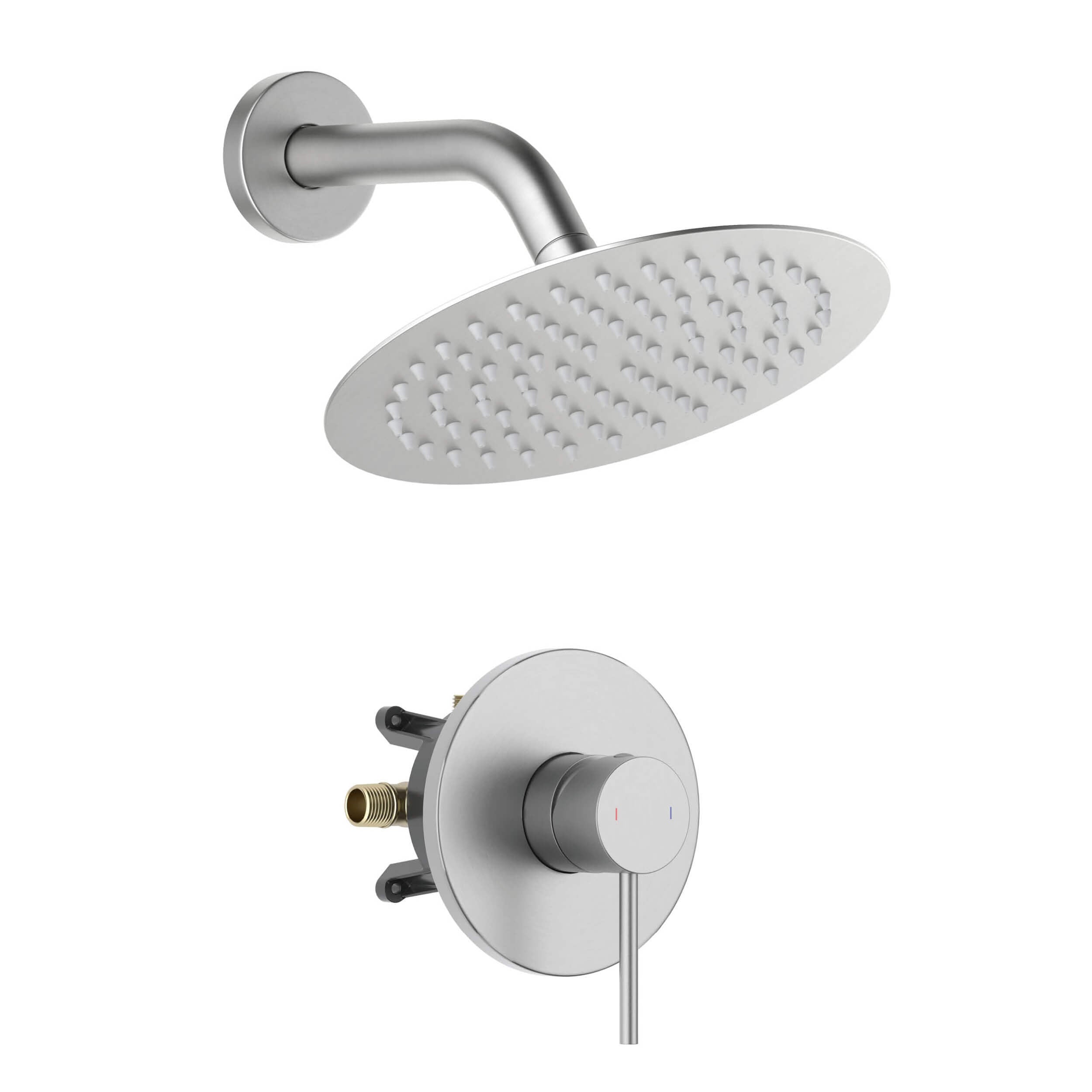 Halo Single Function Pressure Balanced Complete Shower Faucet Set - CSF-4015