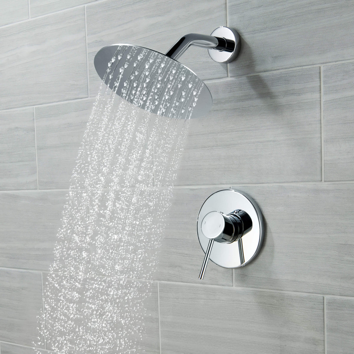 Halo Single Function Pressure Balanced Complete Shower Faucet Set - CSF-4015