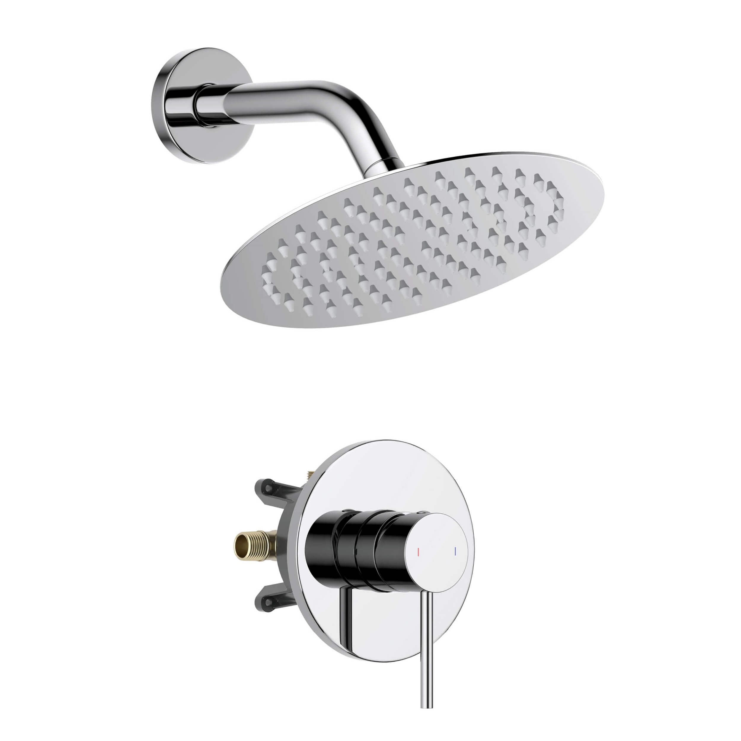 Halo Single Function Pressure Balanced Complete Shower Faucet Set - CSF-4015