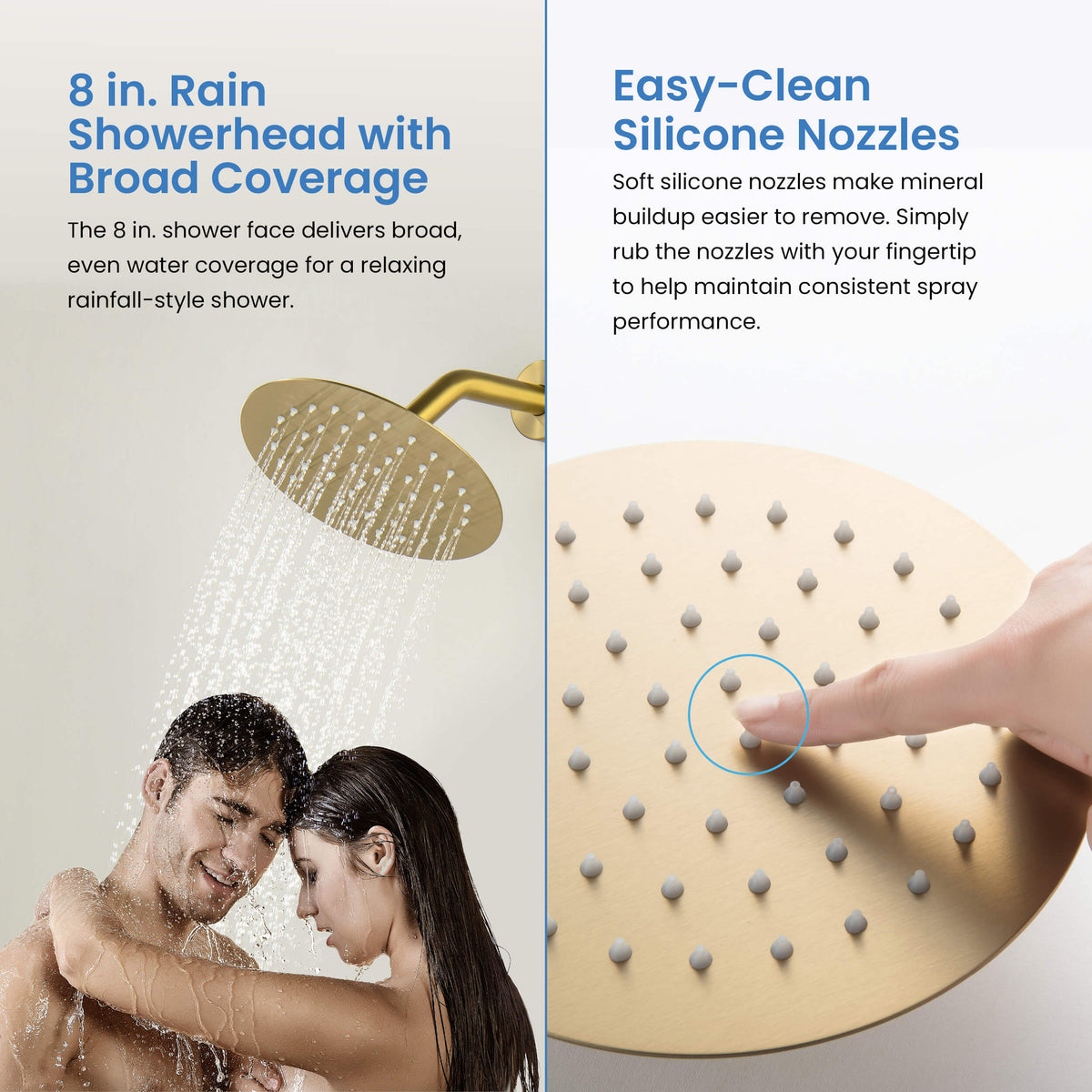 Halo Single Function Pressure Balanced Complete Shower Faucet Set with Tub Spout - CSF-4016