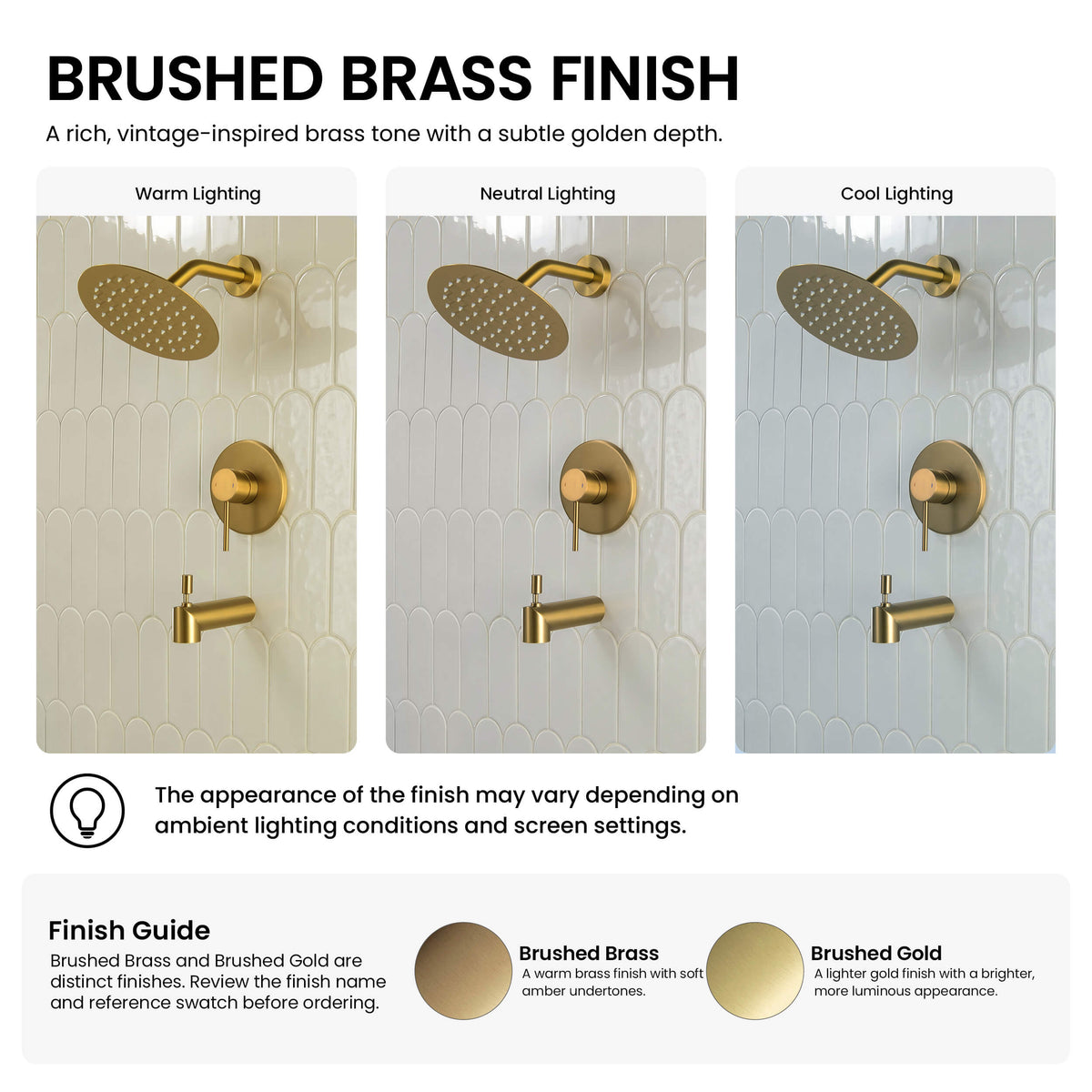 Halo Single Function Pressure Balanced Complete Shower Faucet Set with Tub Spout - CSF-4016