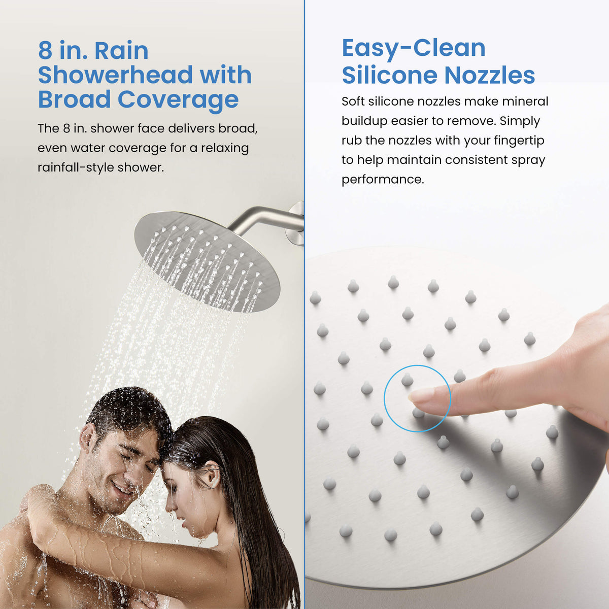 Halo Single Function Pressure Balanced Complete Shower Faucet Set with Tub Spout - CSF-4016