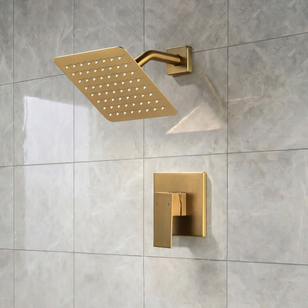 Quadra Single Function Pressure Balanced Complete Shower Faucet Set - CSF-4017