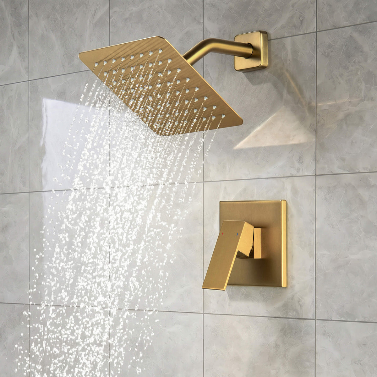 Quadra Single Function Pressure Balanced Complete Shower Faucet Set - CSF-4017