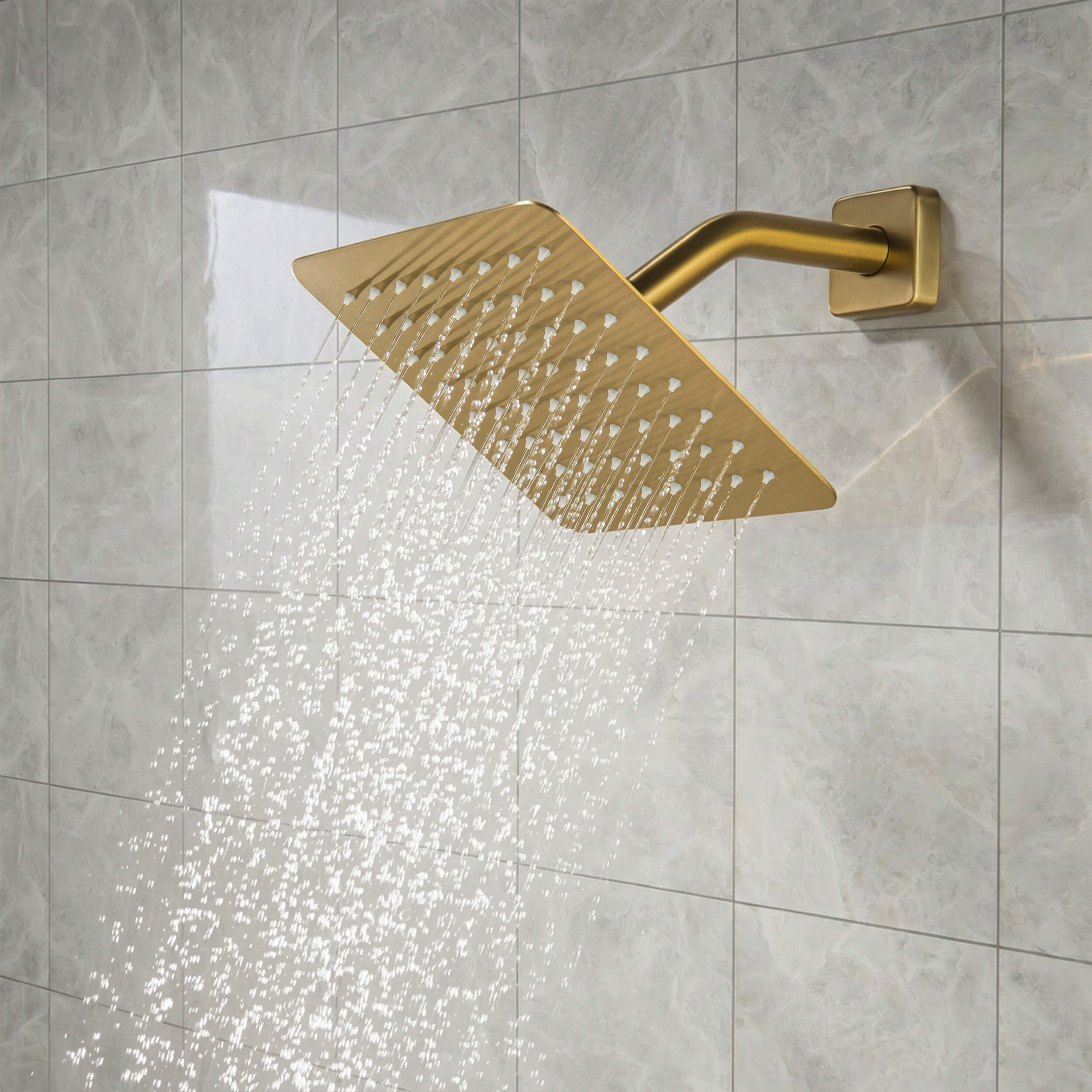 Quadra Single Function Pressure Balanced Complete Shower Faucet Set - CSF-4017