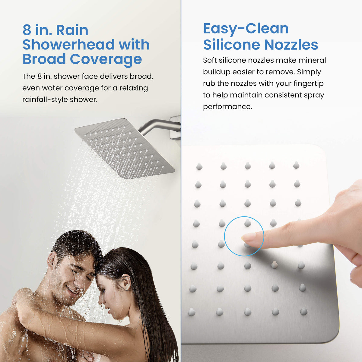 Quadra Single Function Pressure Balanced Complete Shower Faucet Set - CSF-4017