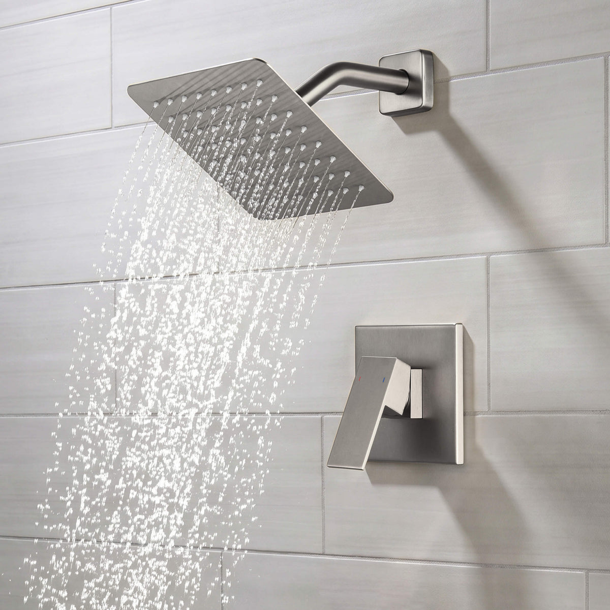 Quadra Single Function Pressure Balanced Complete Shower Faucet Set - CSF-4017