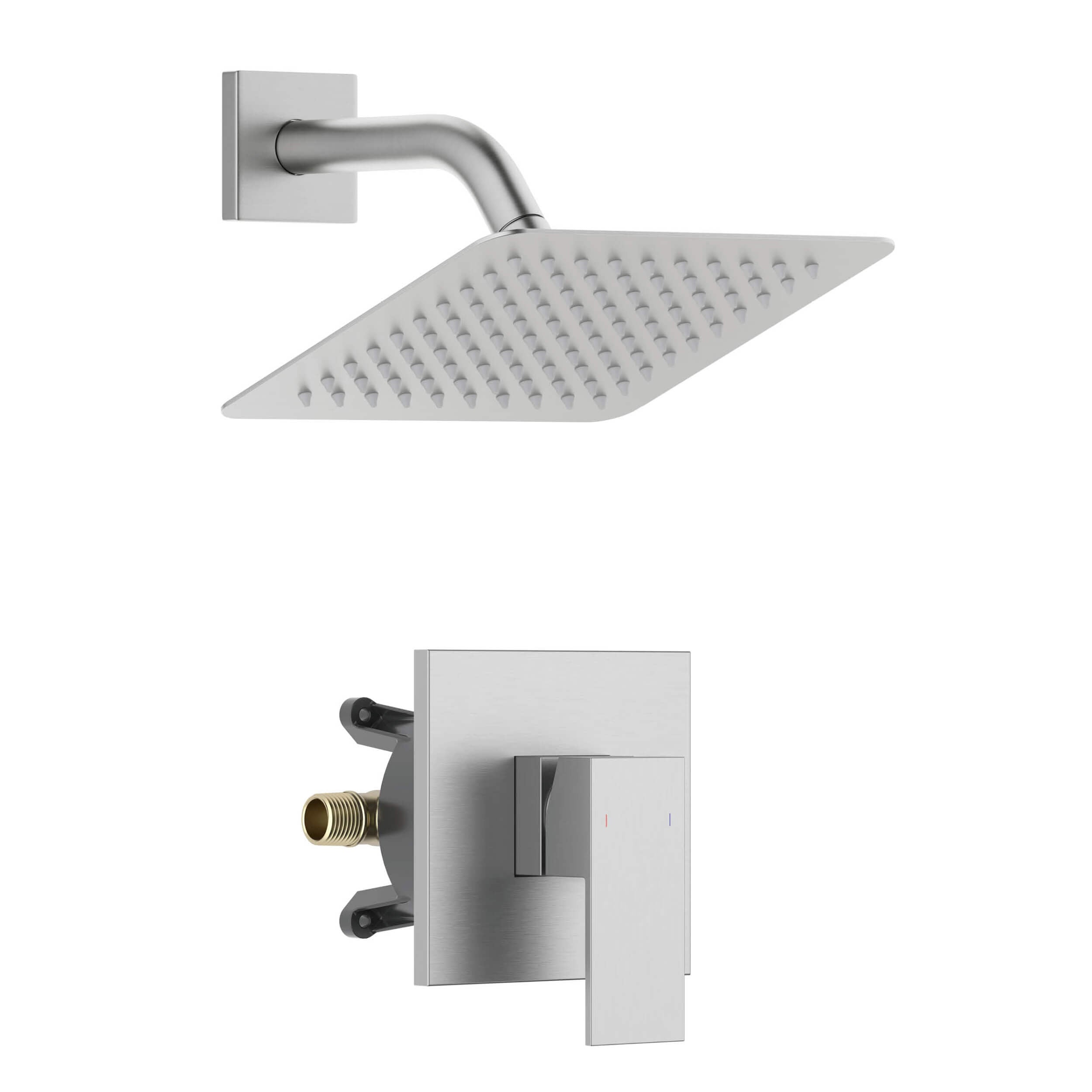 Quadra Single Function Pressure Balanced Complete Shower Faucet Set - CSF-4017