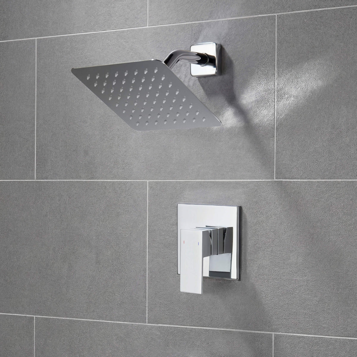 Quadra Single Function Pressure Balanced Complete Shower Faucet Set - CSF-4017