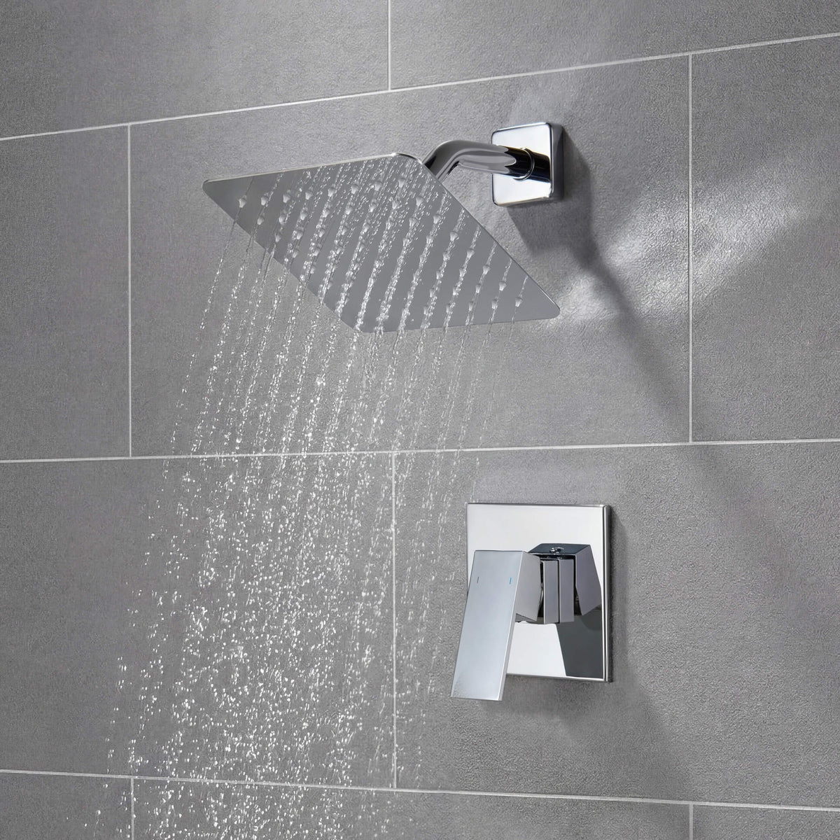 Quadra Single Function Pressure Balanced Complete Shower Faucet Set - CSF-4017
