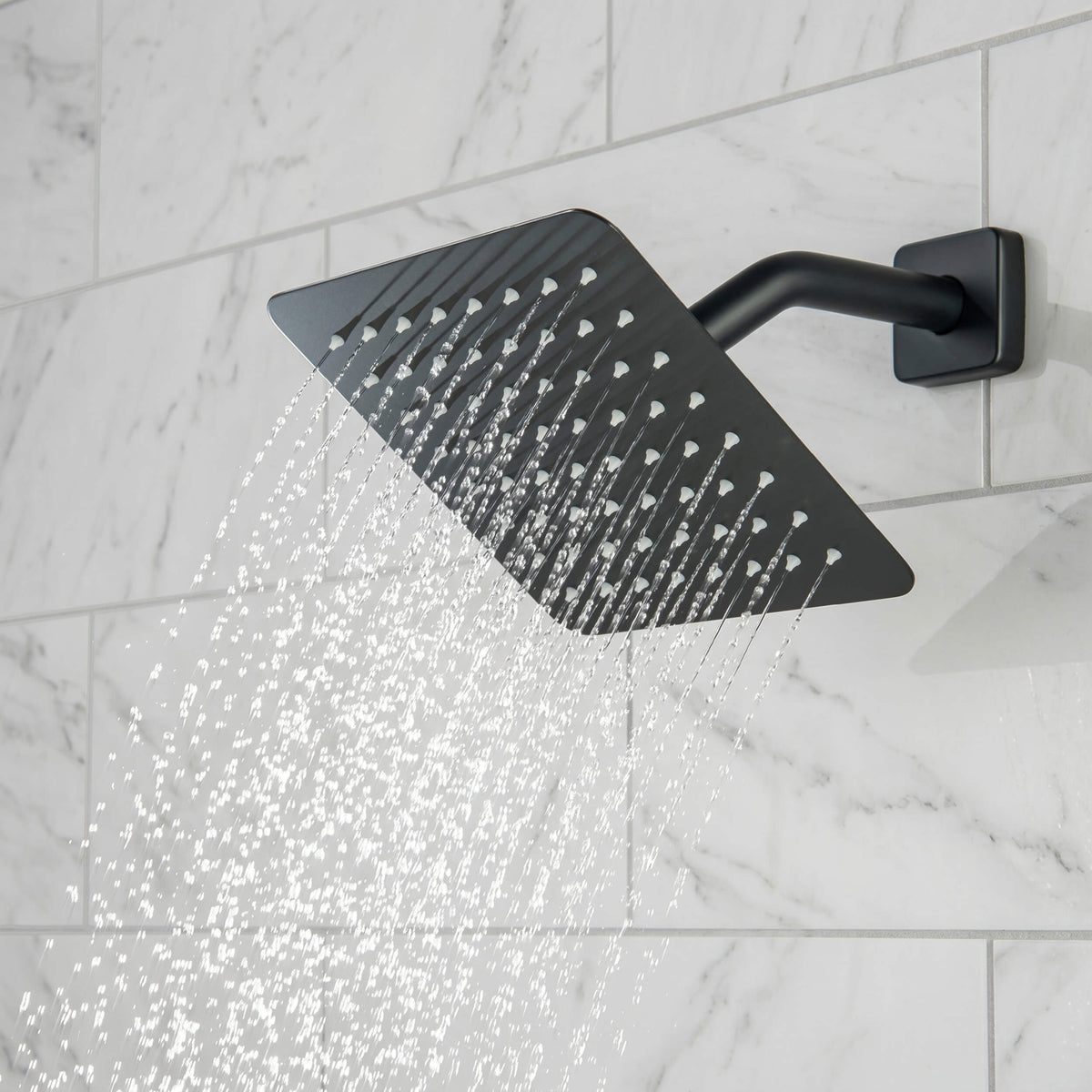 Quadra Single Function Pressure Balanced Complete Shower Faucet Set with Tub Spout - CSF-4018