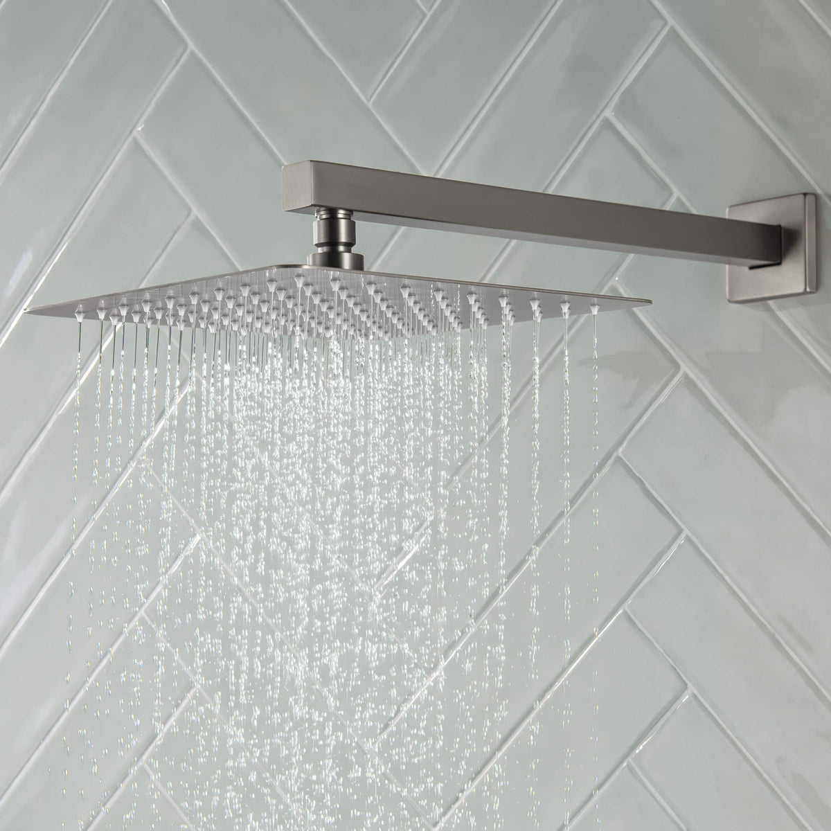 Quadra 2-Function Pressure Balanced Complete Shower Faucet Set with Slide Bar - CSF-4020