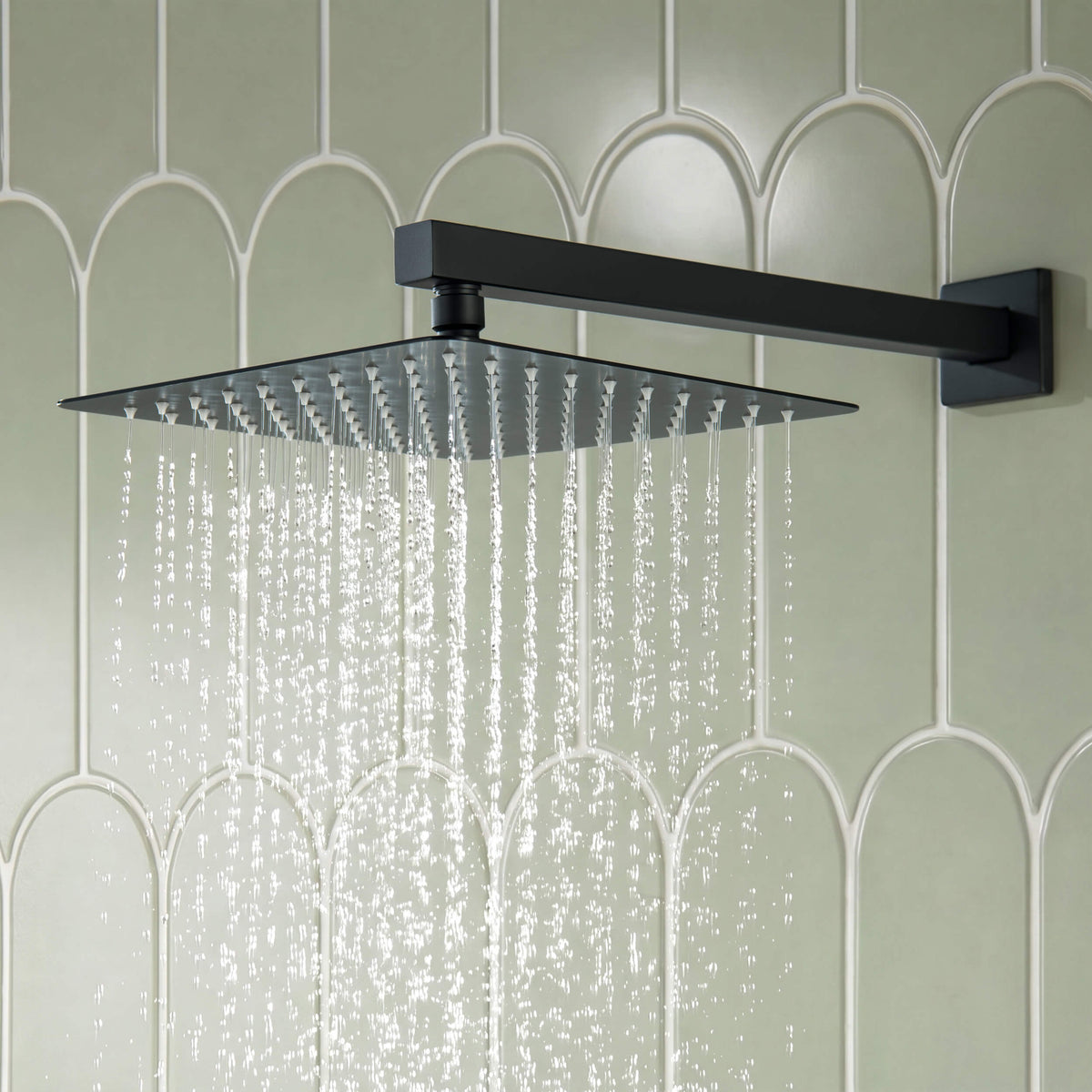 Quadra 2-Function Pressure Balanced Complete Shower Faucet Set with Slide Bar - CSF-4020