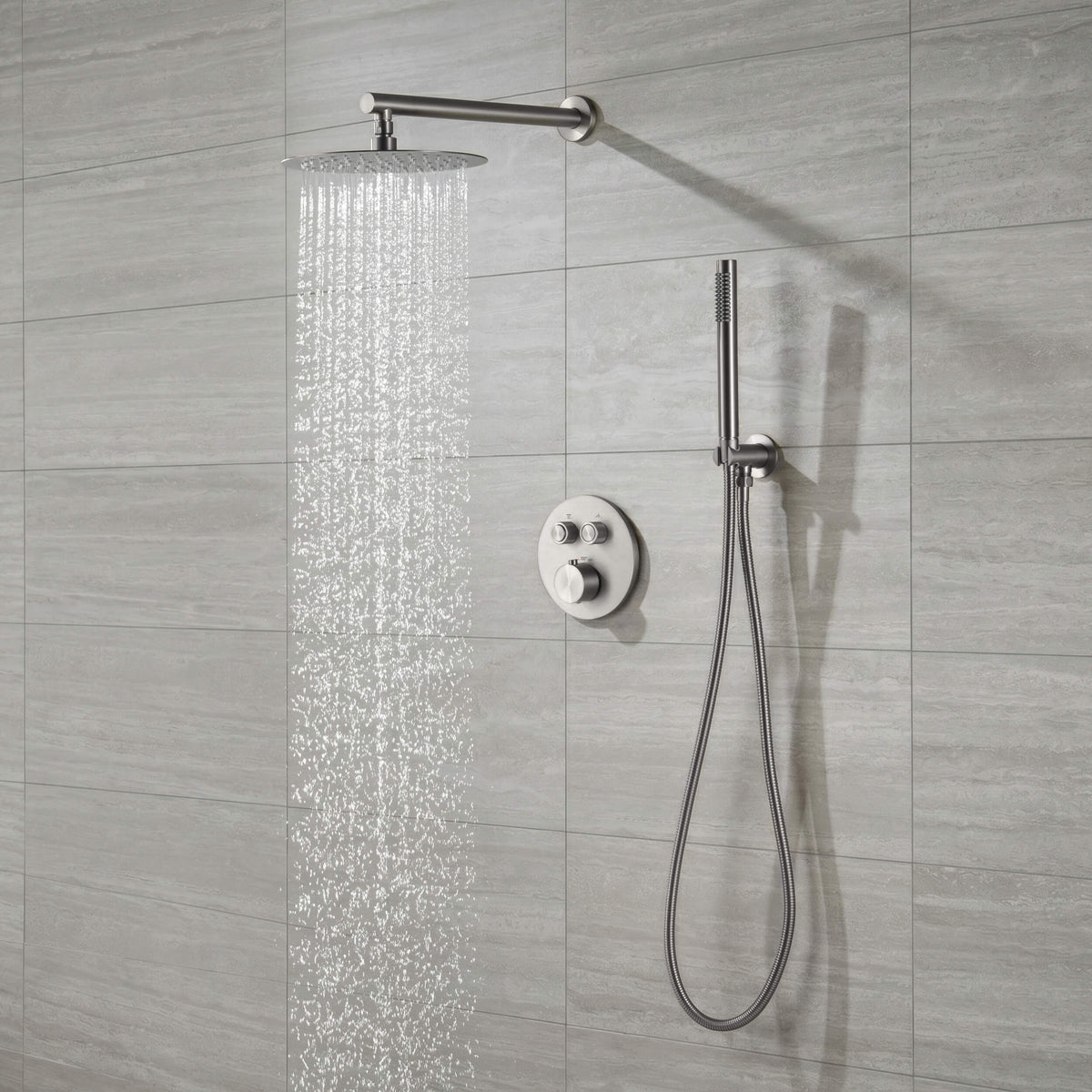 Halo 2-Function Thermostatic Complete Shower Faucet Set - CSF-4023