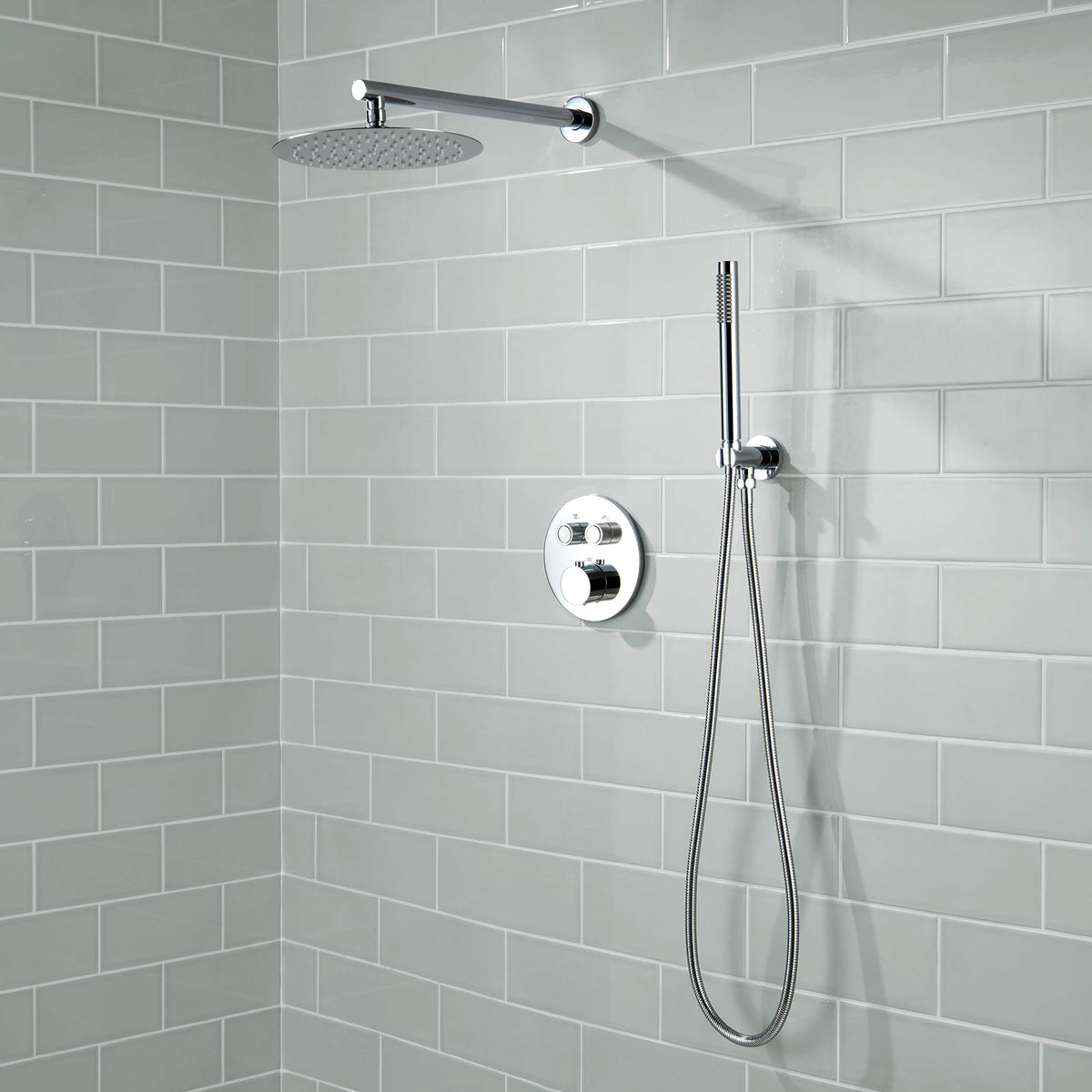 Halo 2-Function Thermostatic Complete Shower Faucet Set - CSF-4023