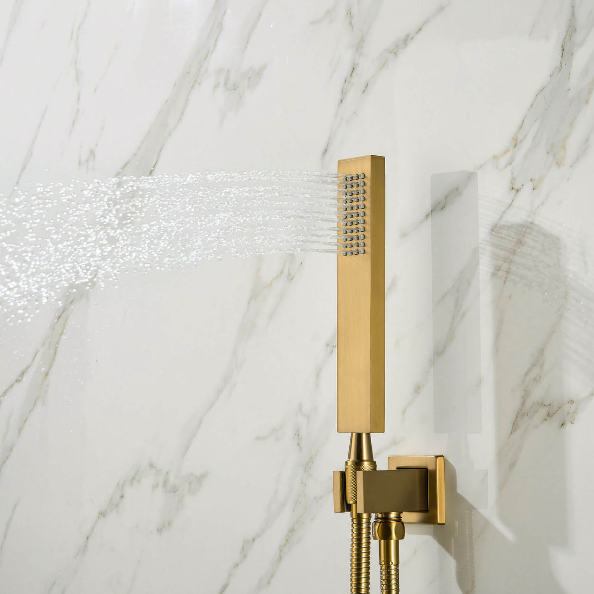 Quadra 2-Function Thermostatic Complete Shower Faucet Set - CSF-4024