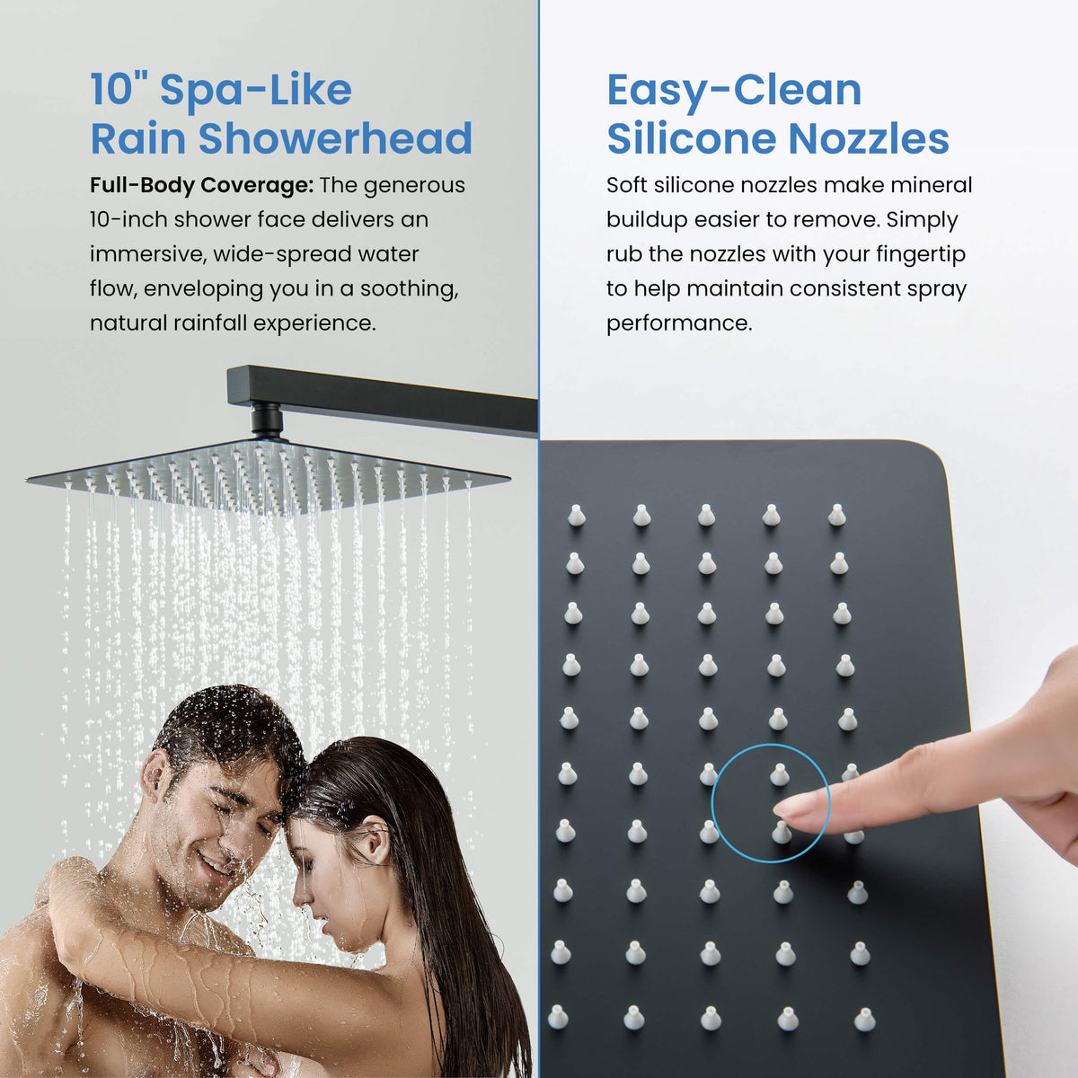 Quadra 2-Function Thermostatic Complete Shower Faucet Set - CSF-4024