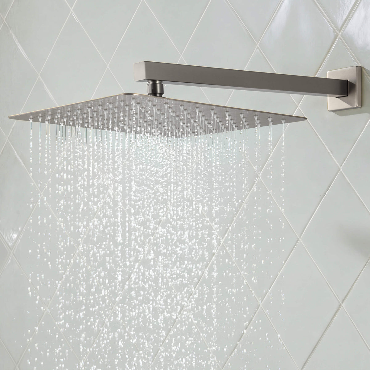 Quadra 3-Function Thermostatic Complete Shower Faucet Set with Wall-Mount Rainshower, Handheld Shower, and Body Jets - CSF-4026