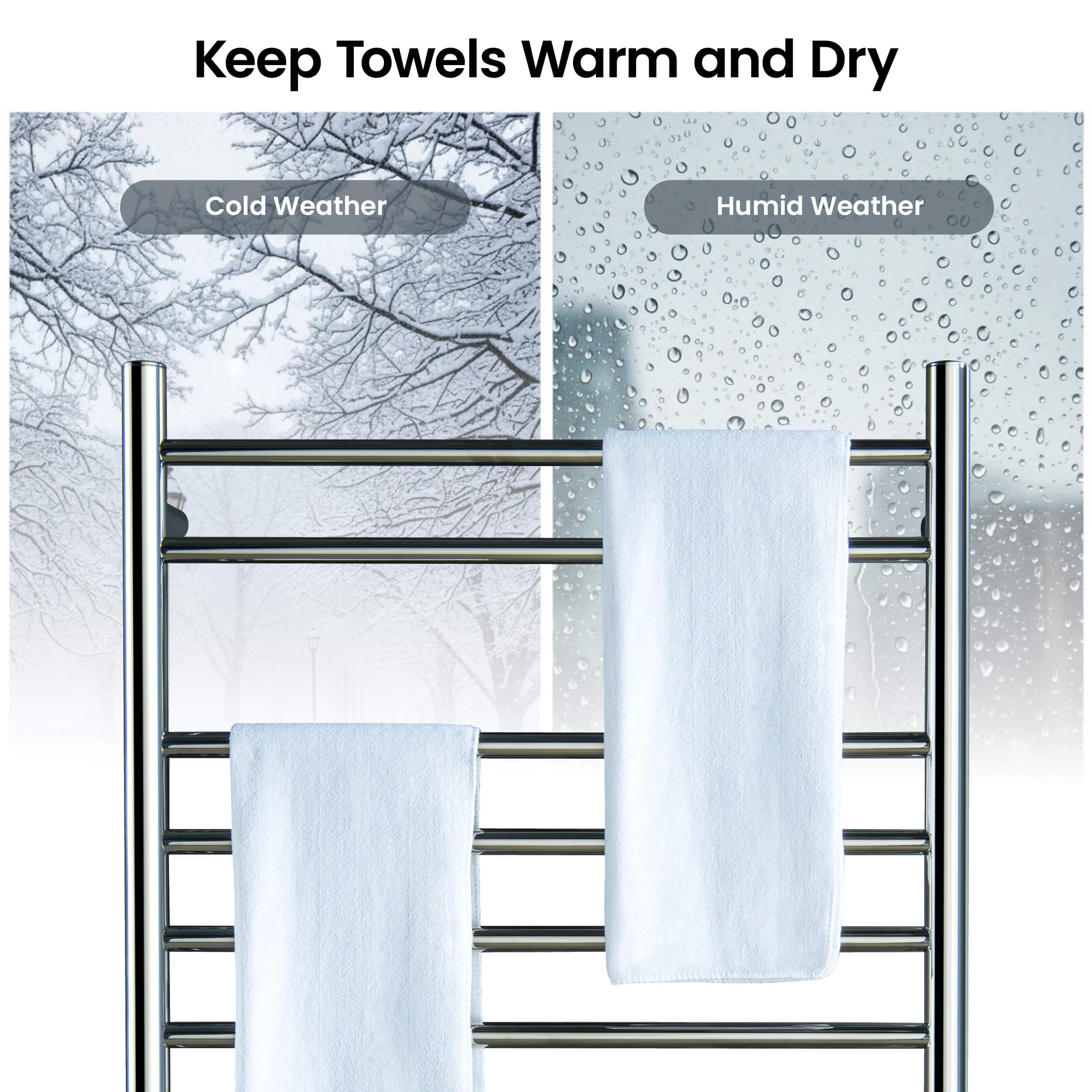 24"W x 30-1/4"H ETL Certified Hardwired/Plug-in Wall Mounted Stainless Steel Towel Warmer