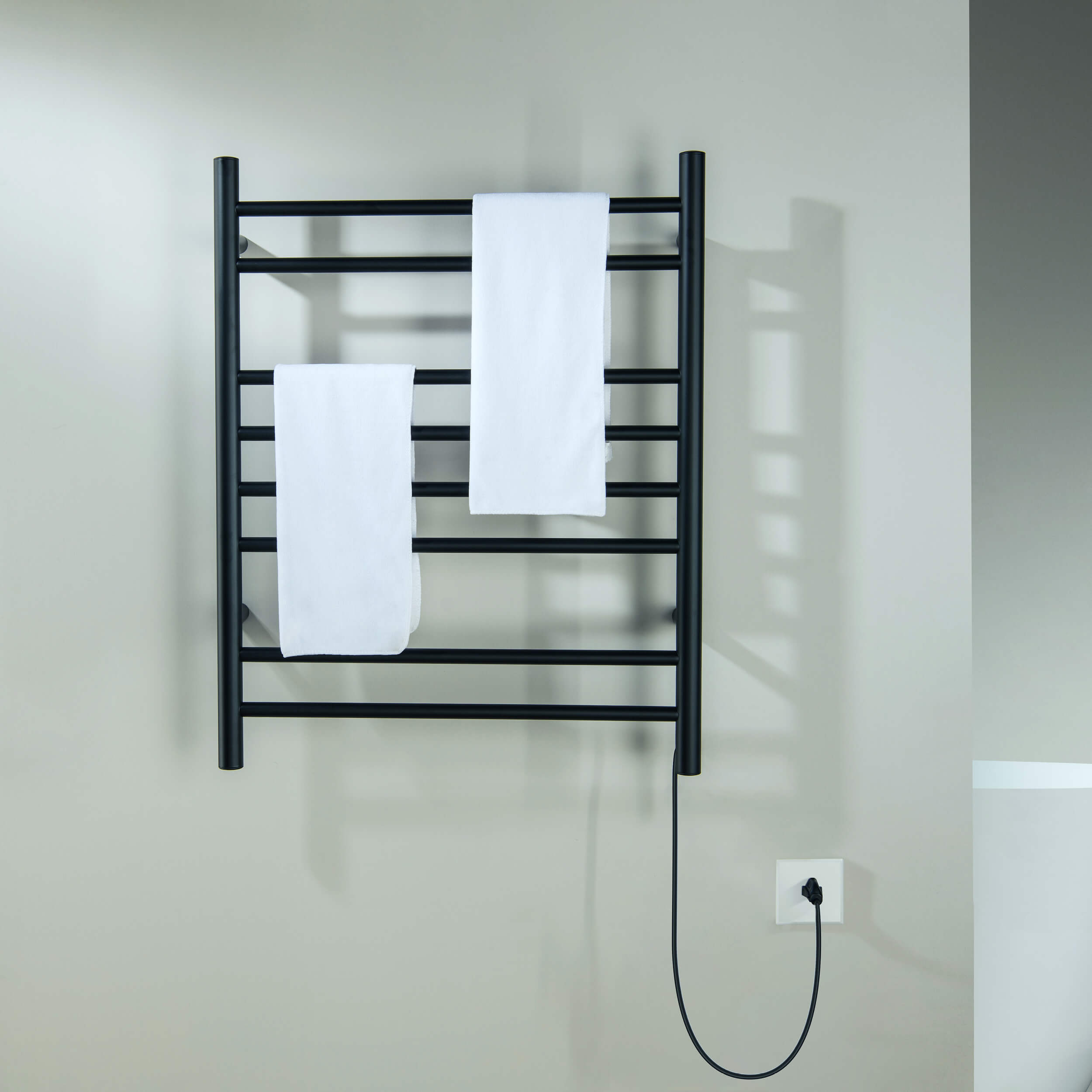 24"W x 30-1/4"H ETL Certified Hardwired/Plug-in Wall Mounted Stainless Steel Towel Warmer
