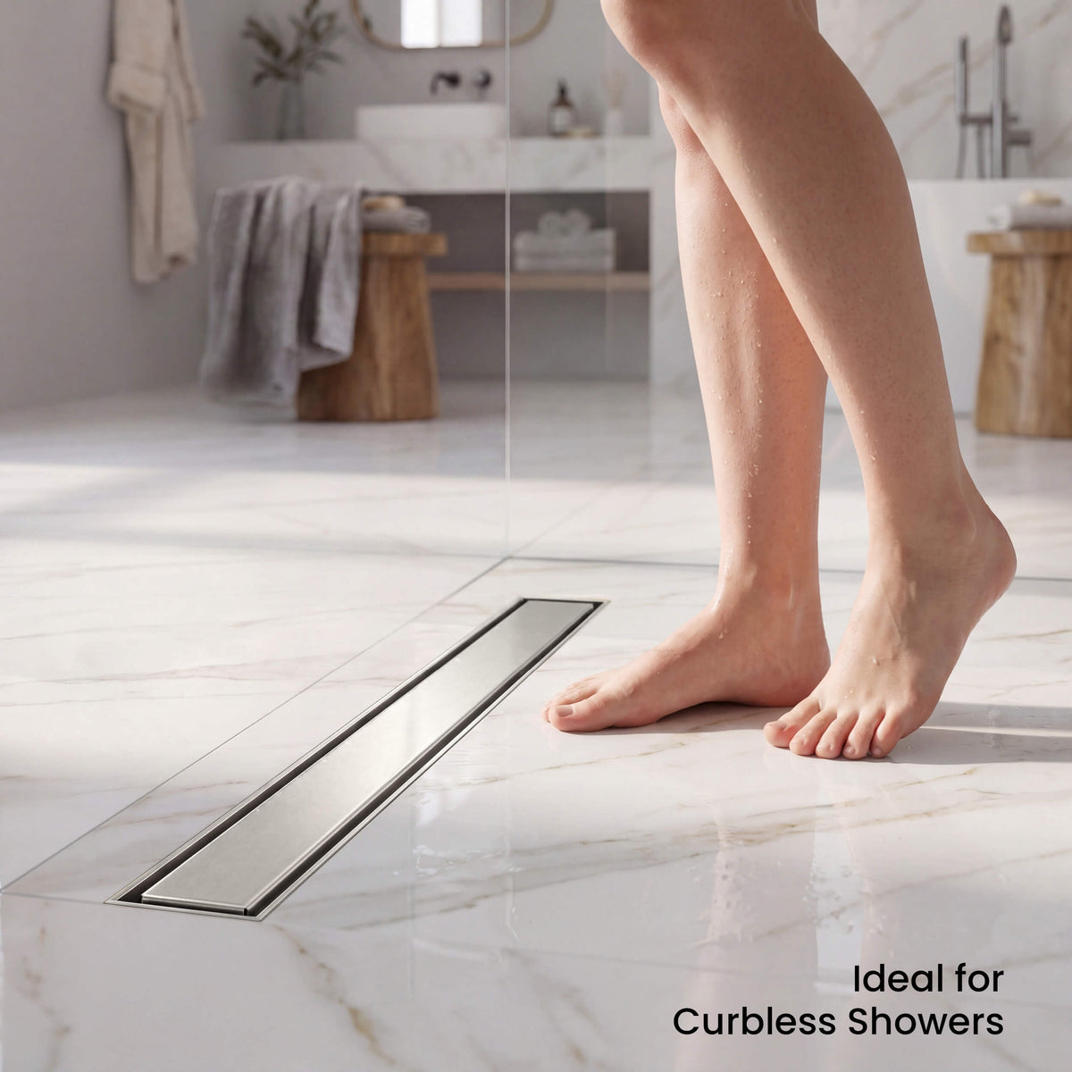 24 inch Tile-in Linear Shower Drain - CFD-2401