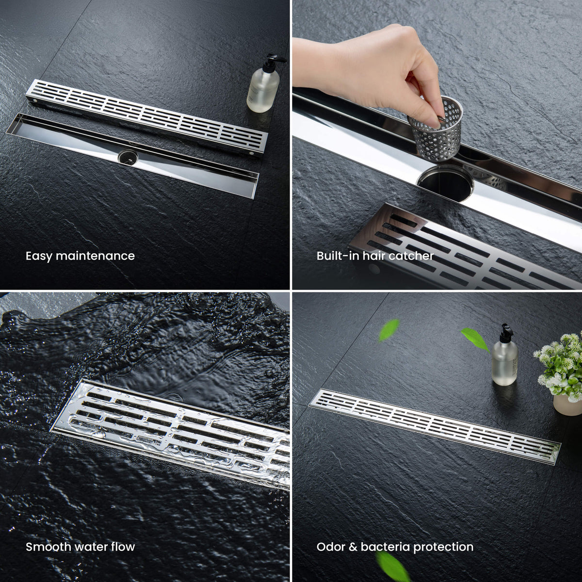 24 inch Linear Shower Drain - CFD-2402