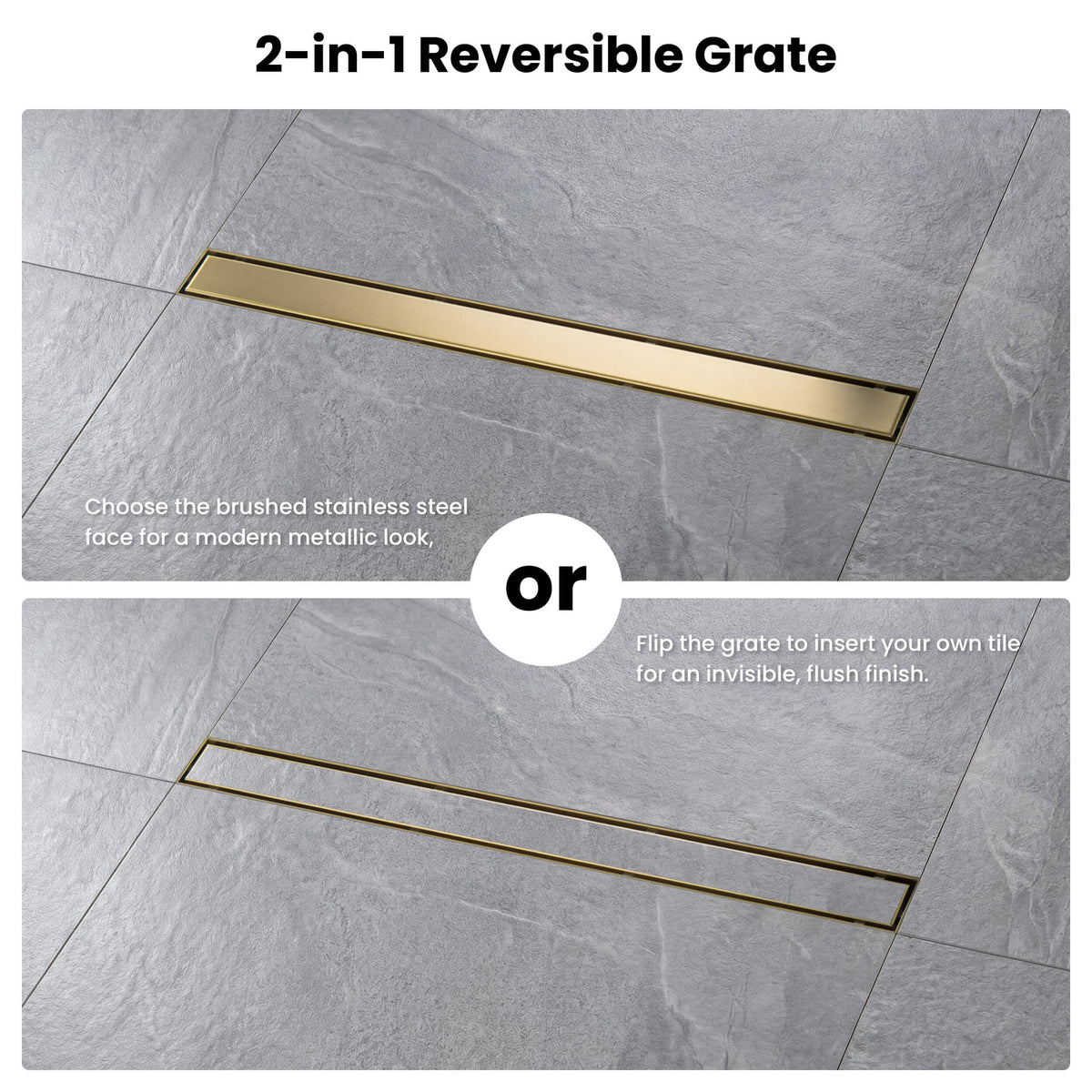 32 inch Tile-in Linear Shower Drain - CFD-3201