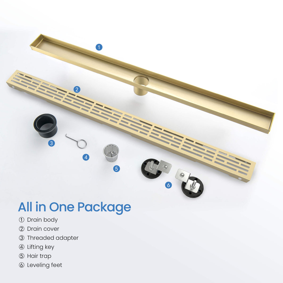 32 inch Linear Shower Drain - CFD-3202