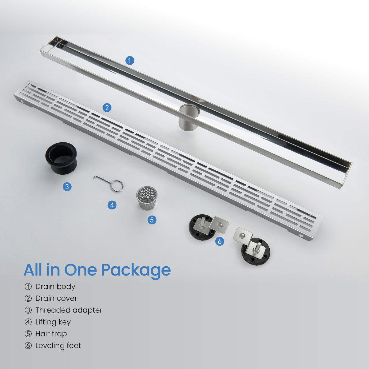 32 inch Linear Shower Drain - CFD-3202