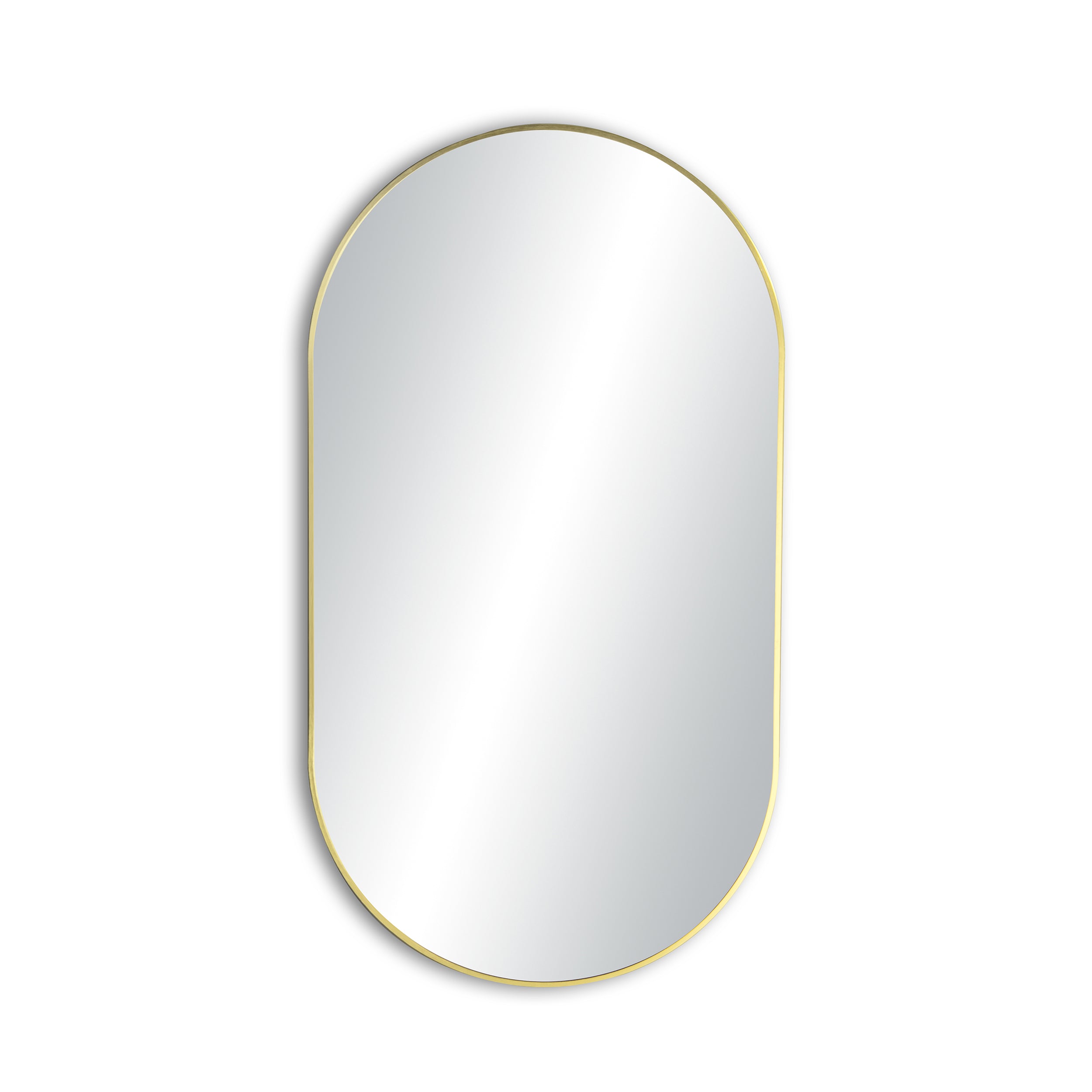 24" x 44" Shatterproof Wall Mount Metal Frame Mirror - FM4-2444