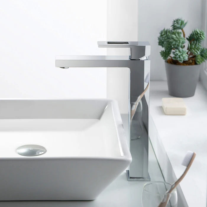 Quadra Brass Single Handle Bathroom Vessel Sink Faucet - CBF-1003