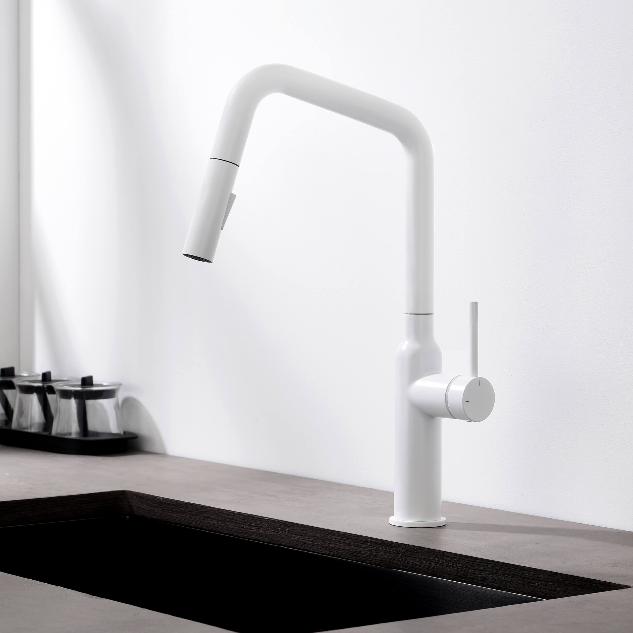 Tampa Single Handle Pull Down Kitchen Sink Faucet - CKF-2007