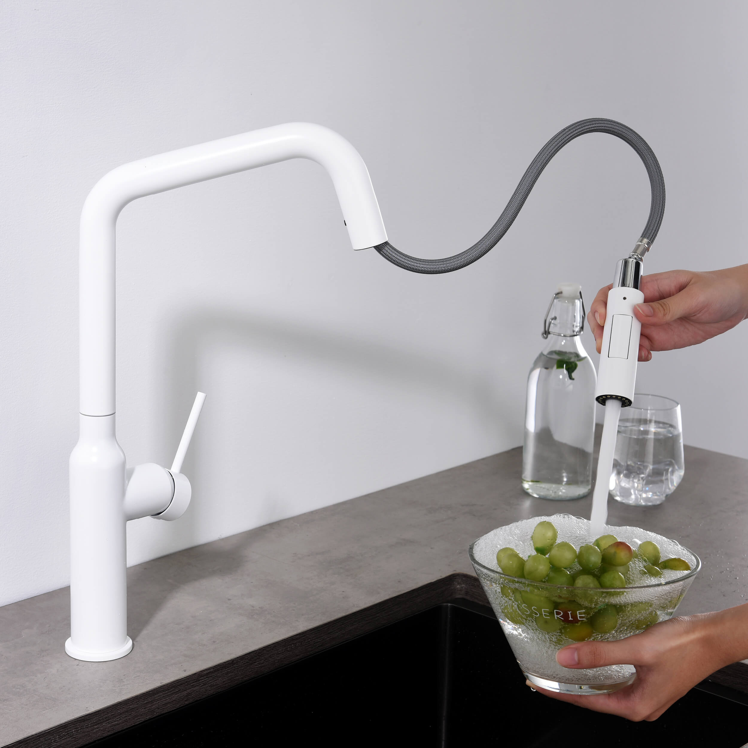 Tampa Single Handle Pull Down Kitchen Sink Faucet - CKF-2007