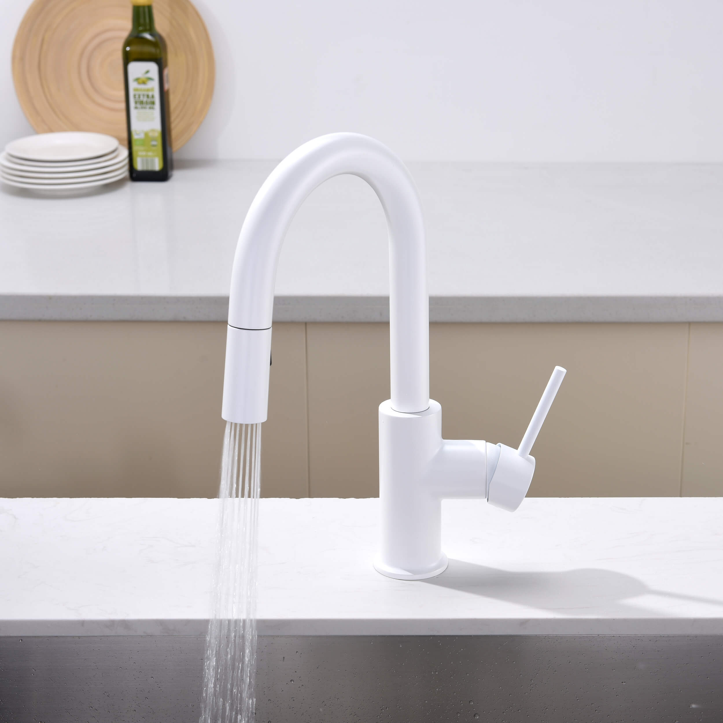 Halo Single Handle Pull Down Kitchen & Bar Sink Faucet - CKF-2011