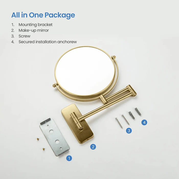 Wall Mount Magnifying Makeup Mirror - CMM-100