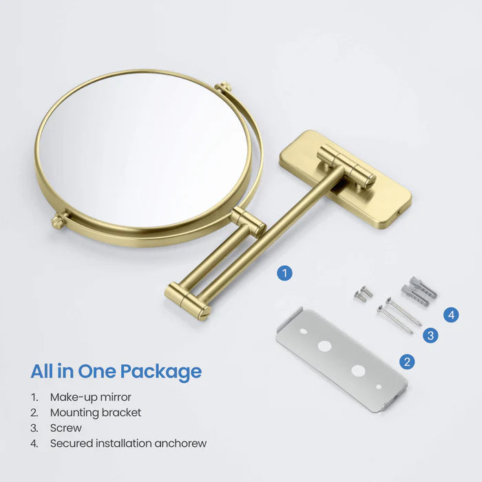 Wall Mount Magnifying Makeup Mirror - CMM-100