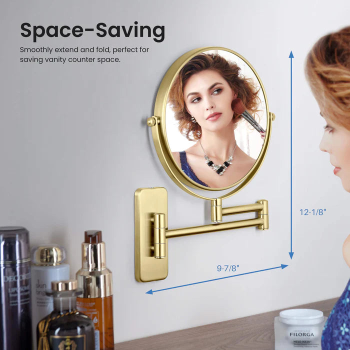 Wall Mount Magnifying Makeup Mirror - CMM-100