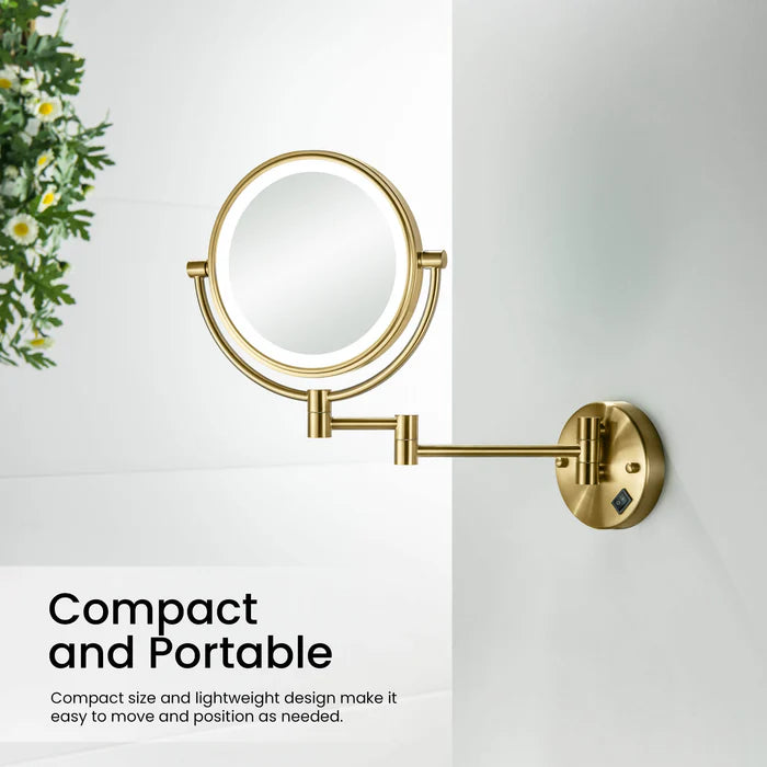 Halo LED Wall Mount Magnifying Makeup Mirror CMM-101