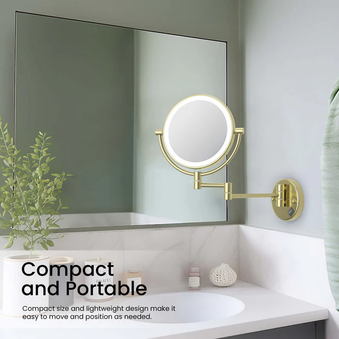 Halo LED Wall Mount Magnifying Makeup Mirror CMM-101