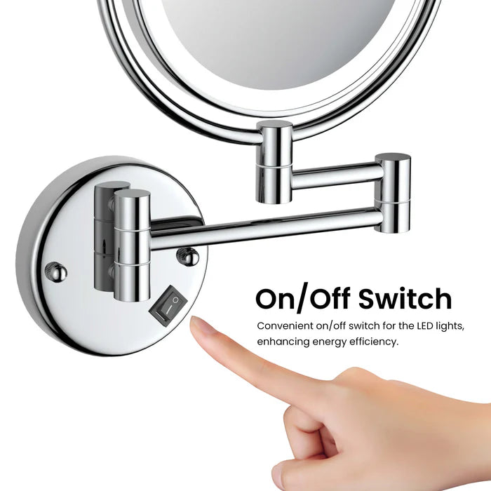 Halo LED Wall Mount Magnifying Makeup Mirror CMM-101