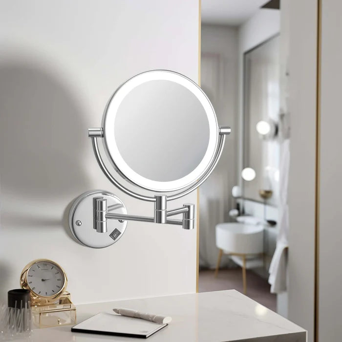 Halo LED Wall Mount Magnifying Makeup Mirror CMM-101