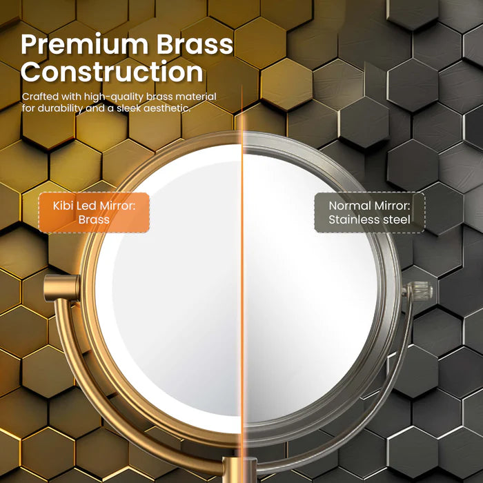 Halo LED Wall Mount Magnifying Makeup Mirror CMM-101