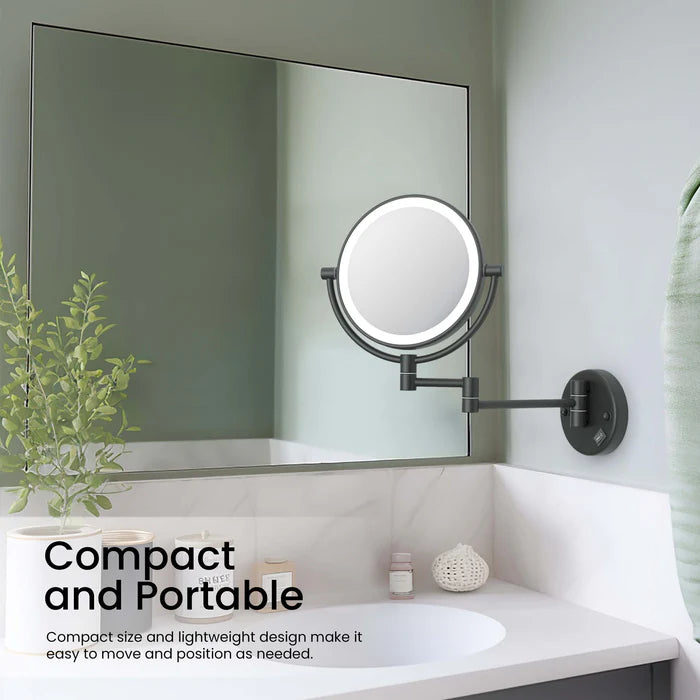 Halo LED Wall Mount Magnifying Makeup Mirror CMM-101