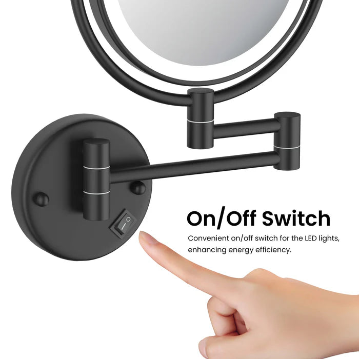 Halo LED Wall Mount Magnifying Makeup Mirror CMM-101