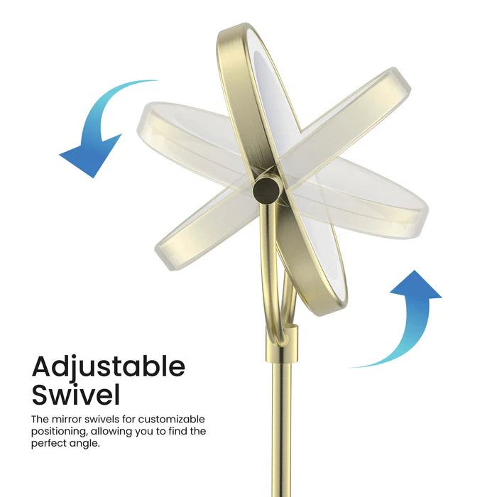 Halo LED Free Standing Magnifying Makeup Mirror - CMM-104