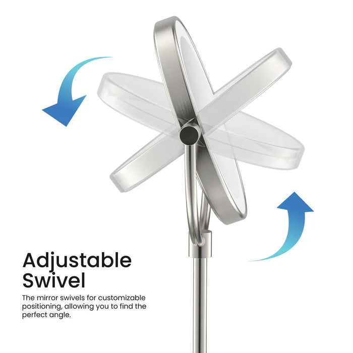 Halo LED Free Standing Magnifying Makeup Mirror - CMM-104