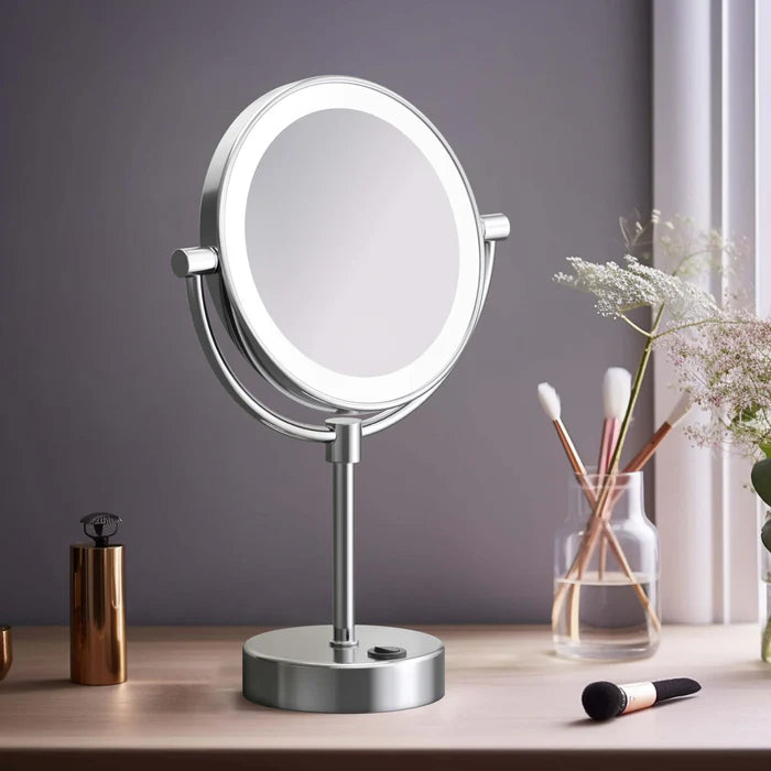 Halo LED Free Standing Magnifying Makeup Mirror - CMM-104