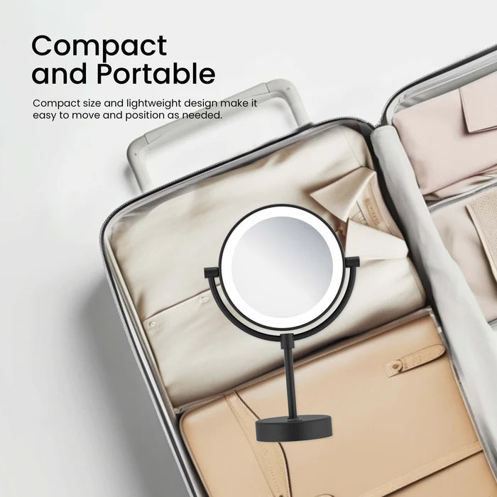 Halo LED Free Standing Magnifying Makeup Mirror - CMM-104