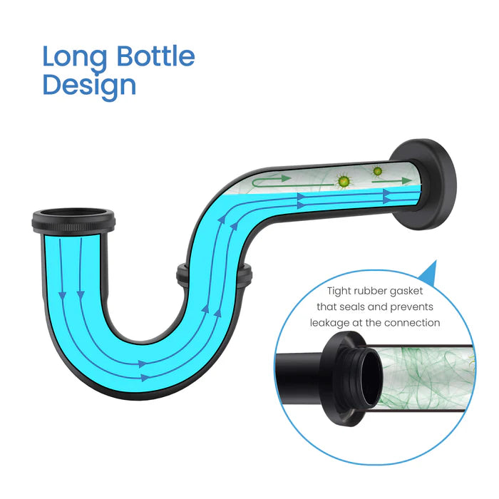 Casa Bathroom Sink Decorative P-Trap - PT-101